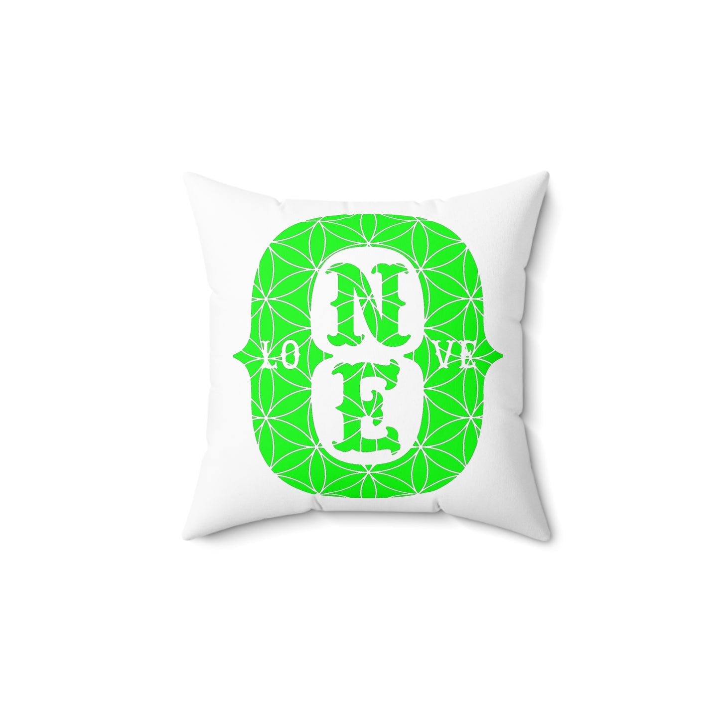 Polyester Square Pillow (Husbands GREEN)