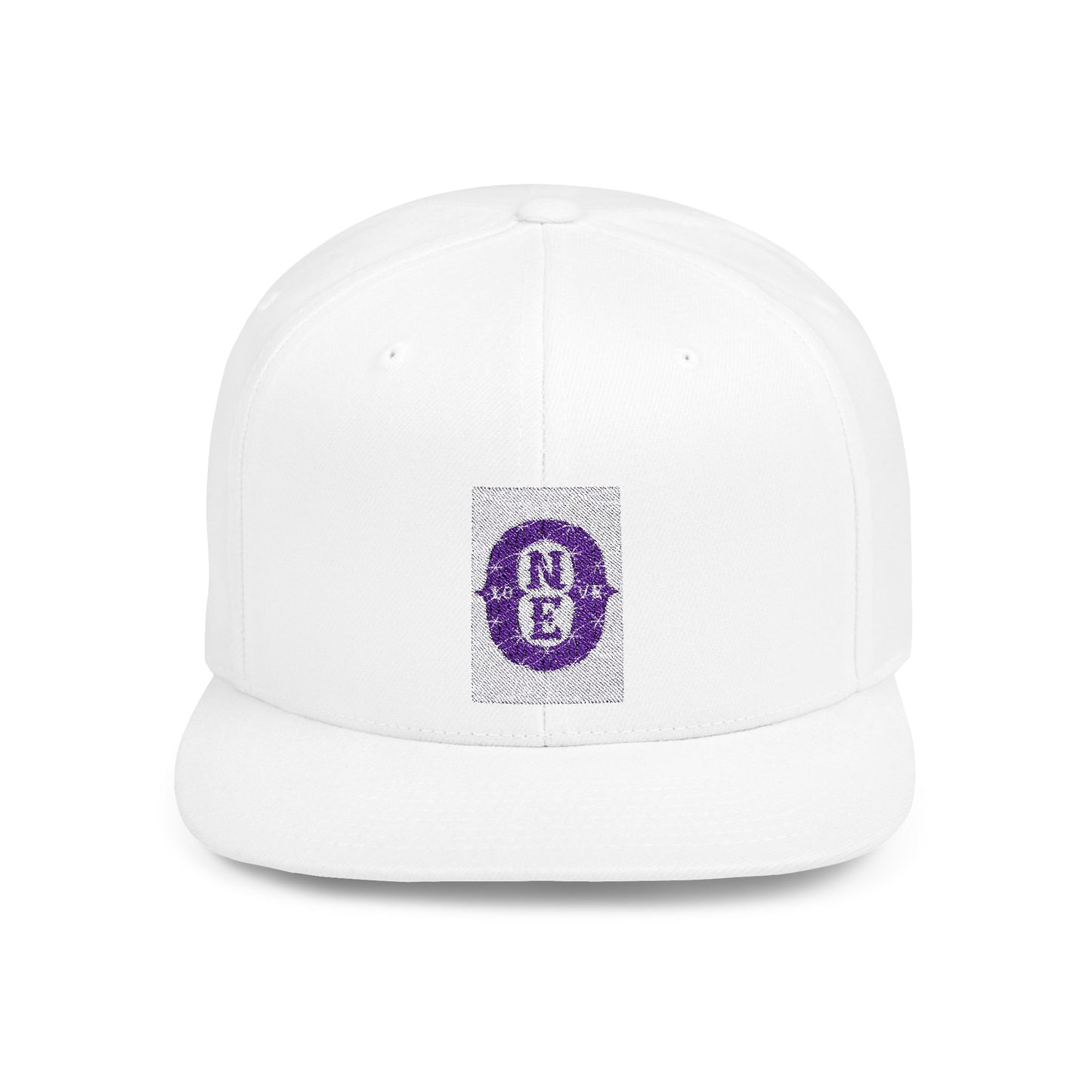 Flat Bill Snapback (Purple)