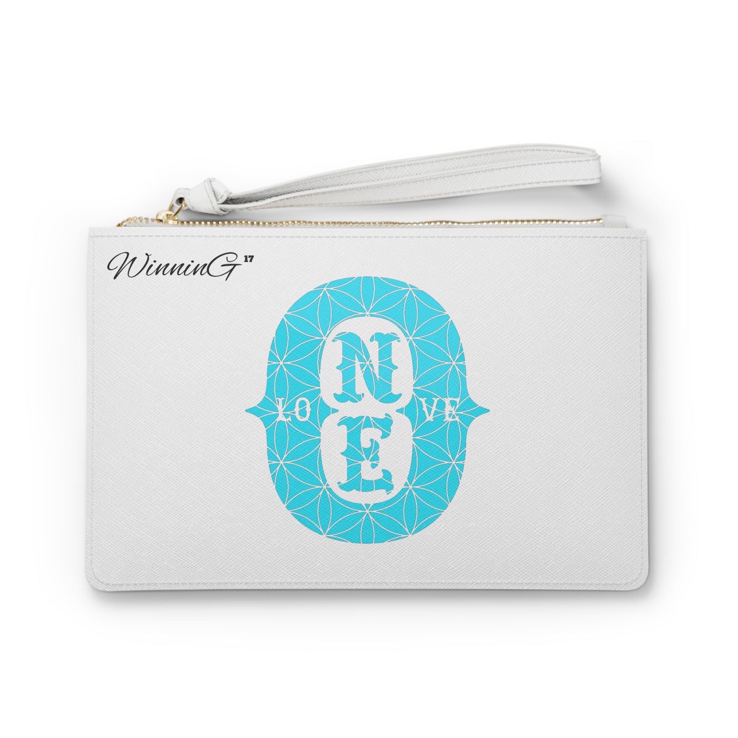 Clutch Bag (Bartons Blue)
