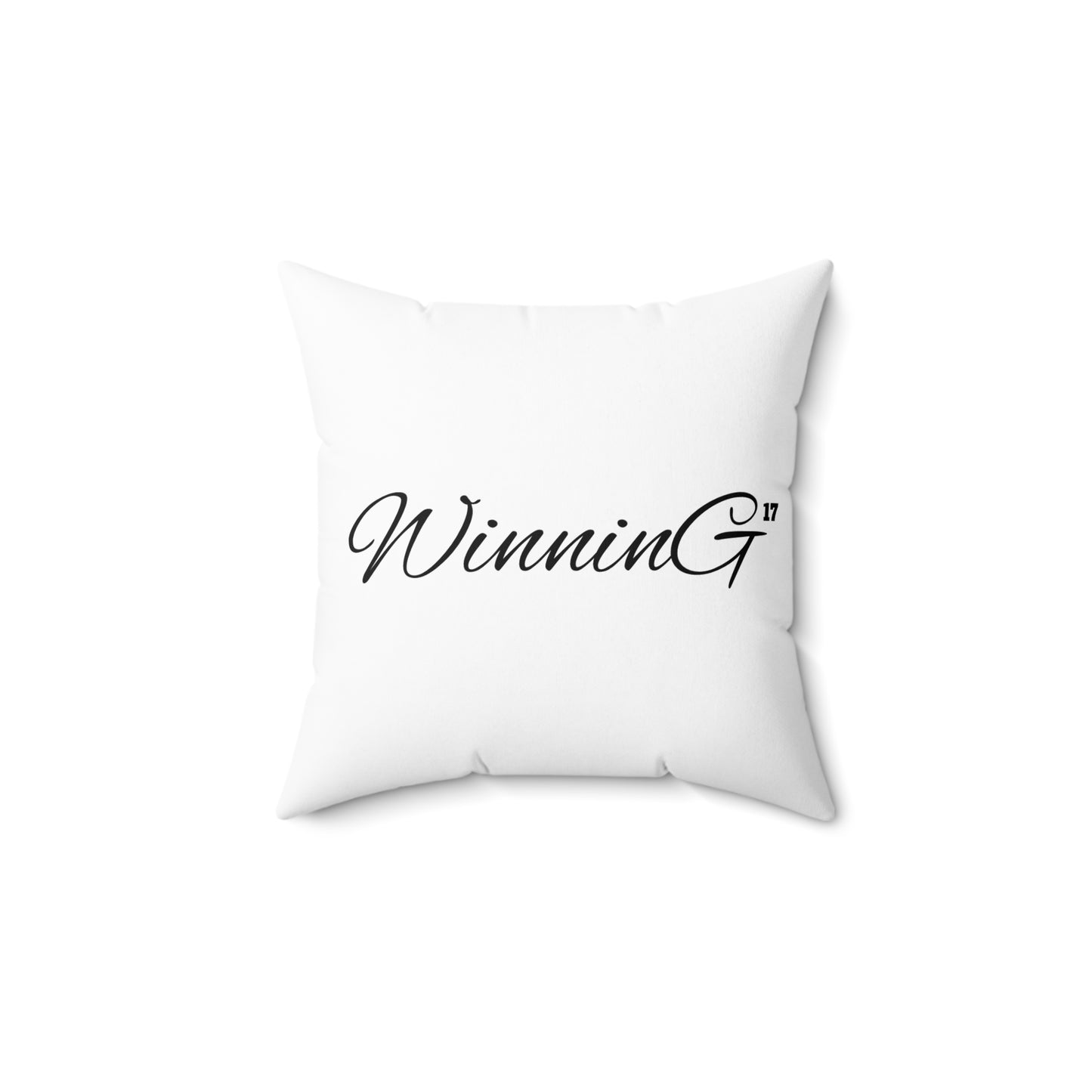 Faux Suede Square Pillow (Purple)