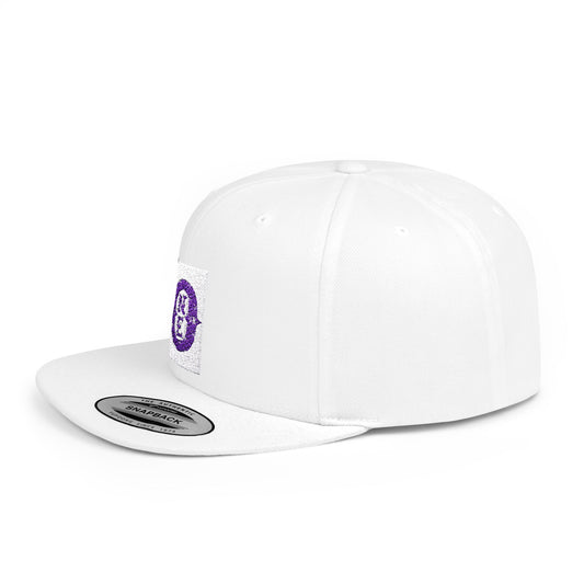 Flat Bill Snapback (Purple)