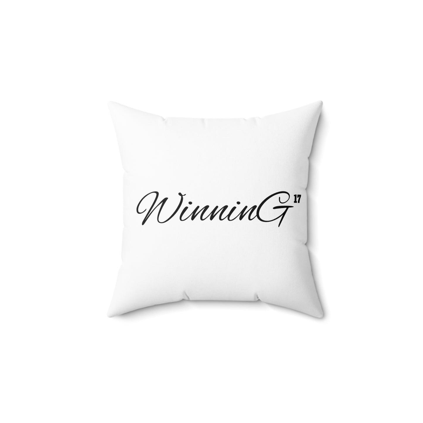 Spun Polyester Pillow (Barton Blue)