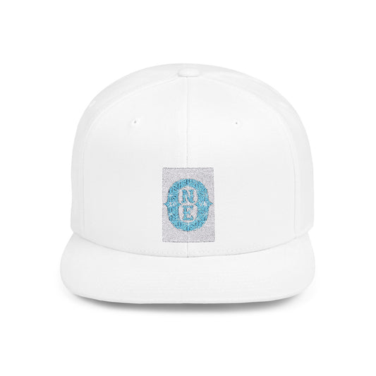 Flat  Bill Snapback (Turquoise)