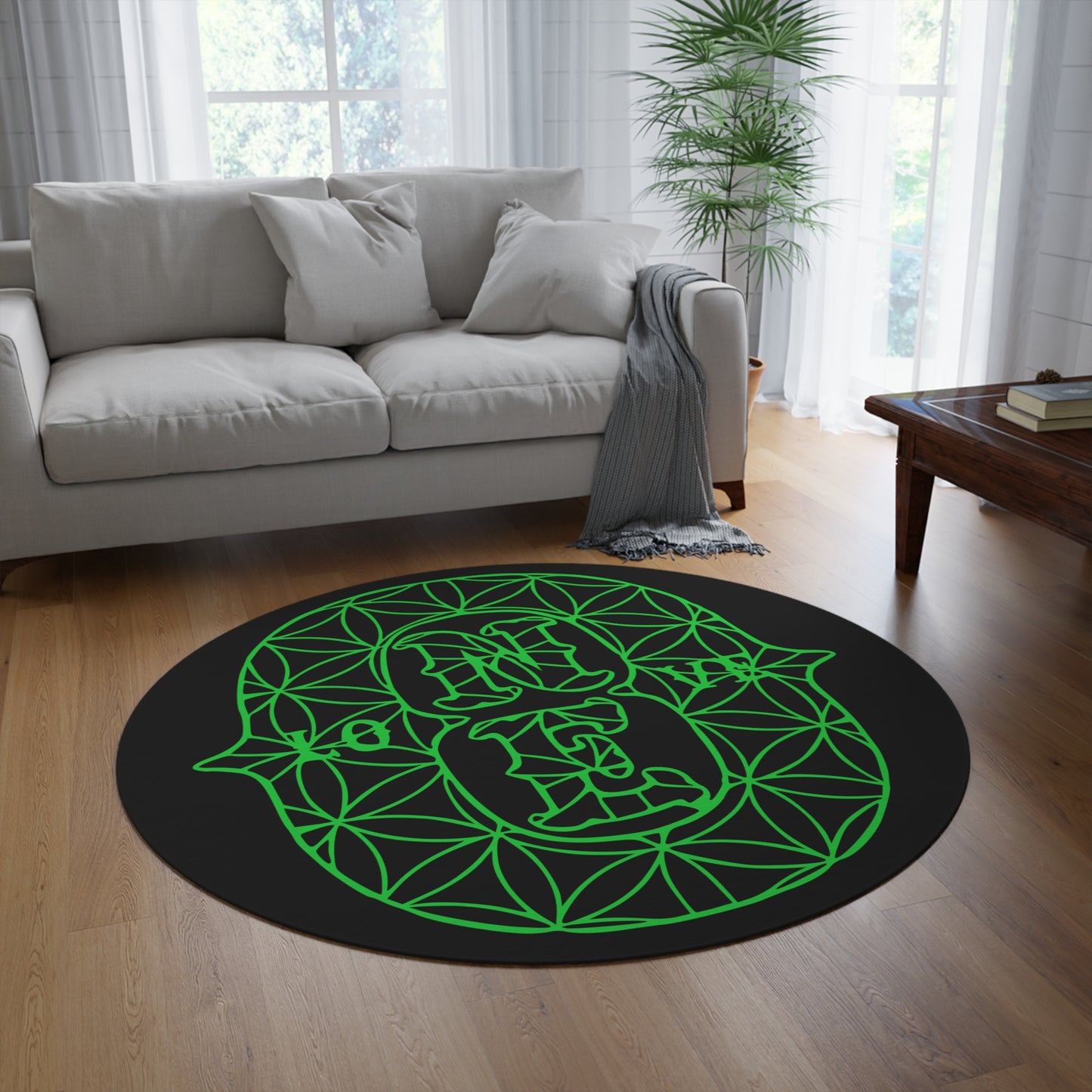 Round Rug - Black