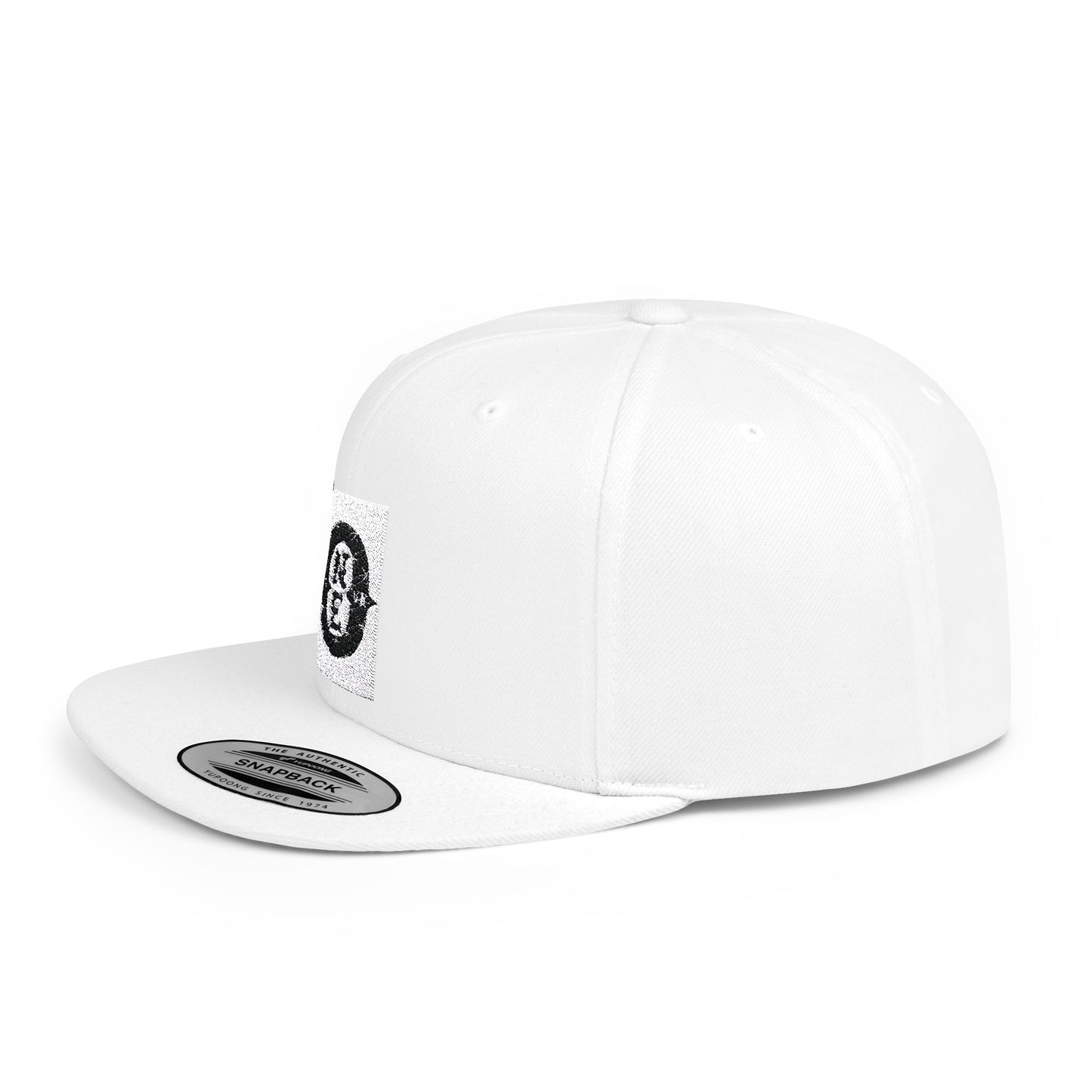 Flat Bill Snapback (Black)