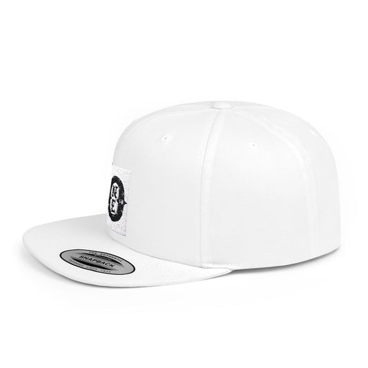 Flat Bill Snapback (Black)