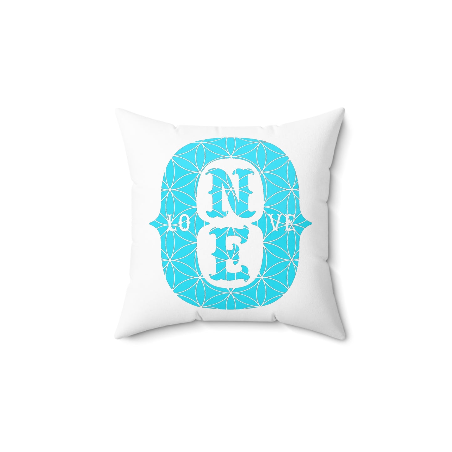 Spun Polyester Pillow (Barton Blue)