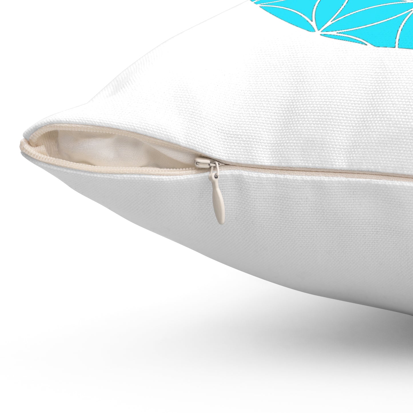 Spun Polyester Pillow (Barton Blue)
