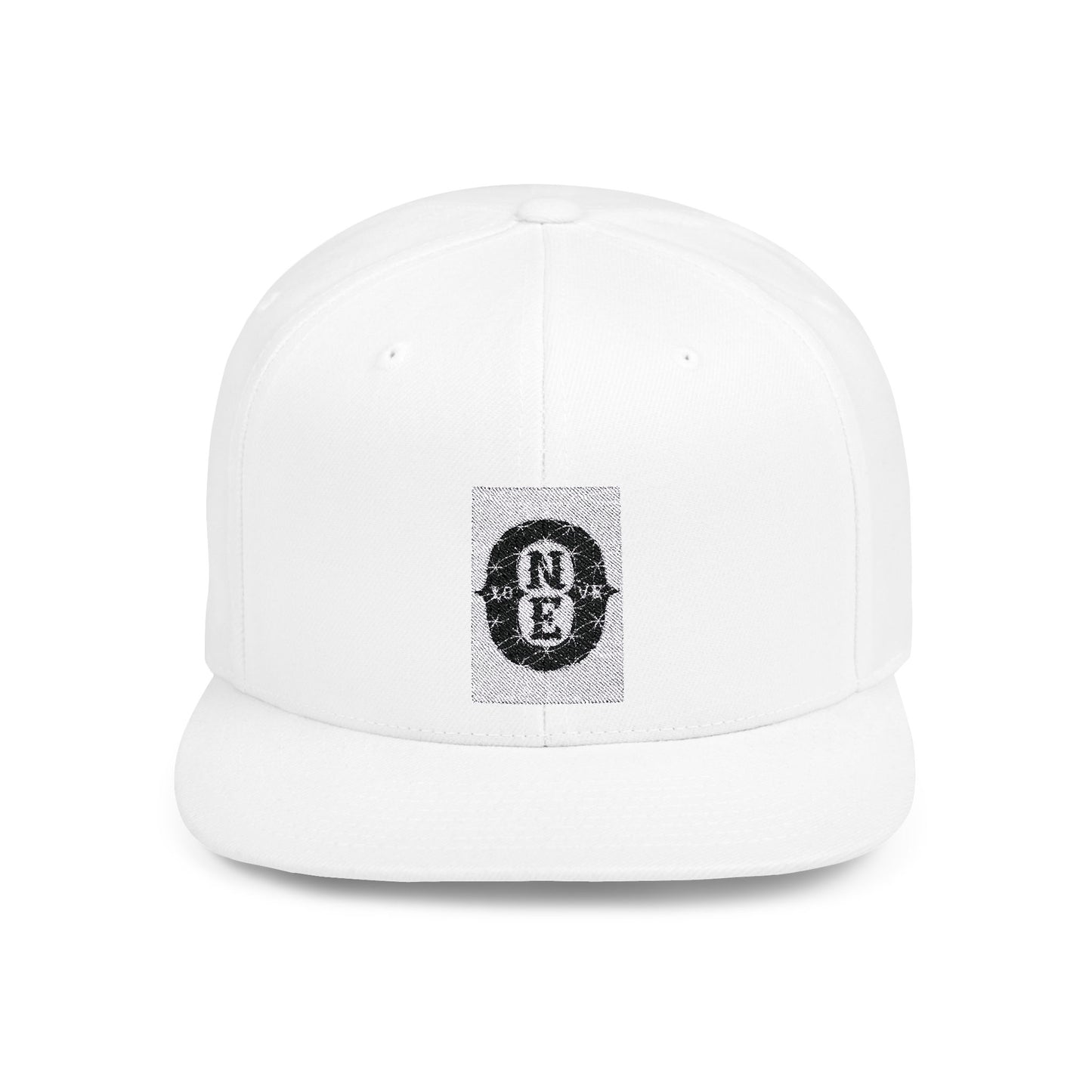 Flat Bill Snapback (Black)